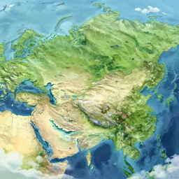 map of a vast fantasy world with distinct biomes, highly detailed, smooth, sharp focus, artstation, illustration by makoto shinkai and moebius and jean giraud