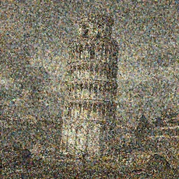 Tower of Pisa destroyed post-nuclear war in Fallout 4, in game screenshot