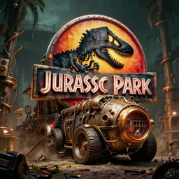 jurassic park 3, but steampunk