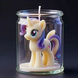 candle made of my little pony figure in a jar with a candle wick covered in an off white wax digital art, cosmic, 3 d high definition, trending on artstation, photorealistic, high resolution, vray, 8 k, octane, trending on, hdr, hyper detailed, insane details, intricate, elite, ornate, elegant, unreal engine