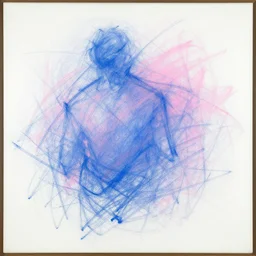 1 0 0 0 painting de kooning thin scribble on white canvas, blue and pink shift, martha jungwirth sketch, drawn by yves tanguy, oil on canvas, thick impasto