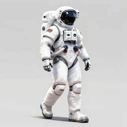 a beautiful artwork illustration, concept art sketch of an astronaut in white futuristic cybernetic armor walking on the surface of the moon, drone shot, top view, volumetric fog, godrays, extreme contrast, vibrant colors, vivid colors, high saturation, by Greg Rutkowski and Jesper Ejsing and Raymond Swanland and alena aenami, featured on artstation, wide angle, vertical orientation