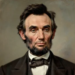 portrait of abraham lincoln in twin peaks tv series ( 1 9 9 0 ), film still, detailed realism face in painting, detailed beautiful portrait, oil painting masterpiece, 8 k resolution, smooth, sharp focus, trending on artstation, by rembrandt