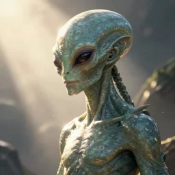 HD, Alien god, scene of natural innate artstation style, artstation form