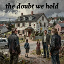 illustration from the 2 0 0 0 s supernatural thriller set in rural nova scotia'the doubt we hold ', a high quality high detail painting by david mattingly and samuel araya and henry fuseli, hd 4 k 8 k, realistic hyperdetailed scene painting, photorealistic lighting, urban horror aesthetic, composition and scene layout inspired by gregory crewdson and brendon burton.