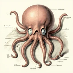 vintage medical anatomical illustration of the blob ( 1 9 8 8 ), highly detailed, labels, intricate writing