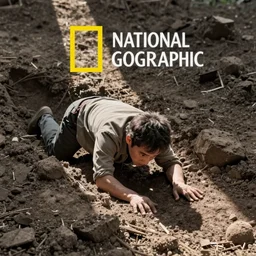 lzzy hale crawling out of a grave, photo image by national geographic