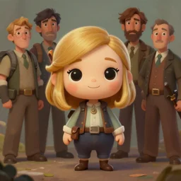 cute little anthropomorphic frances mcdormand cute and adorable, pretty, beautiful, dnd character art portrait, matte fantasy painting, deviantart artstation, by jason felix by steve argyle by tyler jacobson by peter mohrbacher, cinema