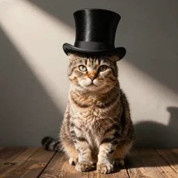 cat with top hat