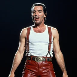 Freddie Mercury as a frontman of band rage against the machine