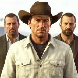 highly detailed portrait, clint eastwood of cowboy, in gta v, stephen bliss, unreal engine, fantasy art by greg rutkowski, loish, rhads, ferdinand knab, makoto shinkai and lois van baarle, ilya kuvshinov, rossdraws, tom bagshaw, global illumination, radiant light, detailed and intricate environment