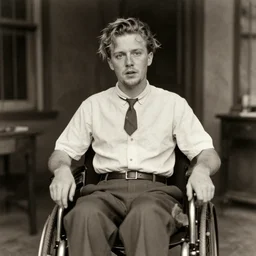 A sighting of special needs Logan Paul. 1940s photograph. cursed and haunted.