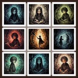 the feeling i get when aidungeon locks me out, varying art styles, photocopy
