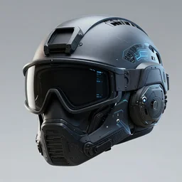 tactical vision goggles headgear operative combat future nano tech helmet sleek digital painting highly detailed render 4 k 8 k hd trending on artstation