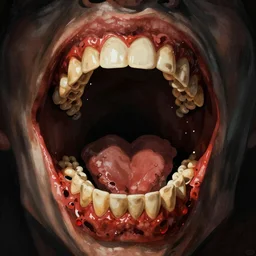 movie poster, The Jaw, trending on artstation, in style of Greg Rutkowski