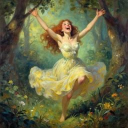 happiness and delight fantasy by gerald brom, masterpiece