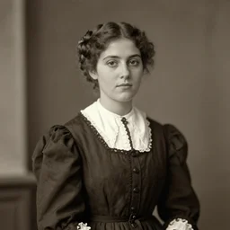 photo of a young woman in 1885