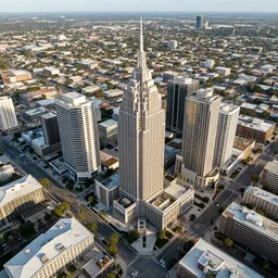 aerial view of corpus christi, tx