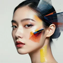 woman face beautiful abstract by cheng, hsiao, beksinski, high resolution, 4 k,
