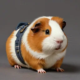 a dressed guinea pig, highly detailed painting by gaston bussiere, craig mullins, j. c. leyendecker 8 k