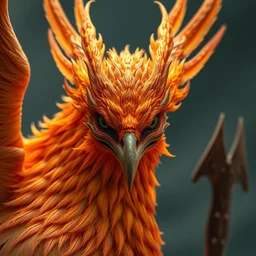 phoenix warrior, by artgerm and thomas cole and wayne barlowe highly detailed, 8 k, hdr, close up, smooth, sharp focus, high resolution, award - winning photo