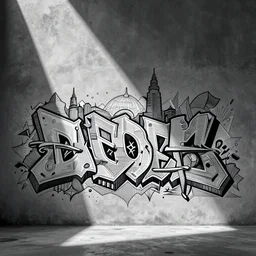 street art graffiti, line vector art