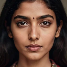 a portrait of a stunningly beautiful nepali female, dark eyes, dark hair, olive skin, depth of field, zeiss lens, detailed, symmetrical, centered, fashion photoshoot, by Annie Leibovitz and Steve McCurry, David Lazar, Jimmy Nelsson, Breathtaking, 8k resolution, extremely detailed, beautiful, establishing shot, artistic, hyperrealistic, beautiful face, octane render