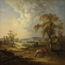 landscape painted of rubens