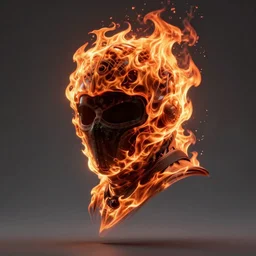 Ghost Rider, flaming grim reaper, headshot photo, dark souls concept art, dramatic lighting, highly stylized, high-quality wallpaper, desktopography, trending on artstation
