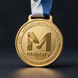 medal, metaverse, majesty, technology, rendering, magic list, details, logo