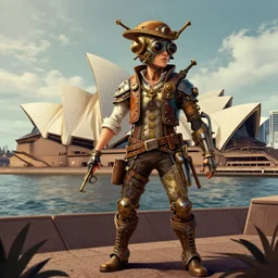 digital art of a steampunk sydney, australia. by artgerm, greg rutkowski, famous artists. trending on artstation, favorites on deviantart. worth 1 0 0 0. com