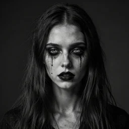 eerie, black and white photo, realistic, highly detailed, trending on artstation