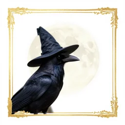 golden elements at borders, side portrait , A young witch and a crow in front of the full big moon, creative book cover, winner of design award, red roses, red white black colors, establishing shot, extremly high detail, foto realistic, cinematic lighting, pen and ink, intricate line drawings, by Yoshitaka Amano, Ruan Jia, Kentaro Miura, Artgerm, post processed, concept art, artstation, matte painting, style by eddie, raphael lacoste, alex ross