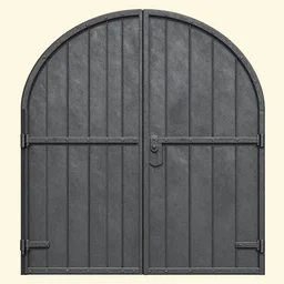 iron arc gate door texture, cartoon art style, matte painting, 2 d texture