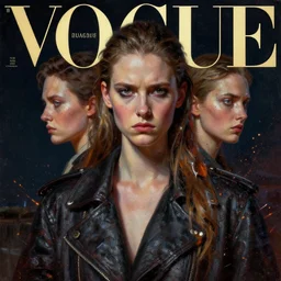 3 d, frown fashion model, night, hot metal spatter, poster art, hyper detail, intricate oil painting, multiple exposure, 3 d, cinematic, stanley kubrick mood, vogue cover style, by tooth wu and wlop and beeple and greg rutkowski