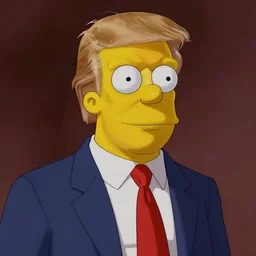 donald trump as simpsons character