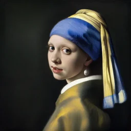 johannes vermeer portrait of rachel weisz, beautiful oil portrait painting, wonderful masterpiece highly detailed, smooth, sharp focus, dramatic illumination, ultra realistic