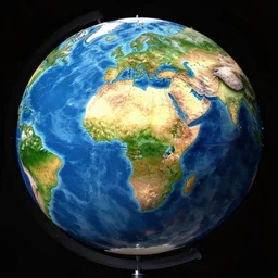a world inside a globe