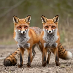 half fox half tiger