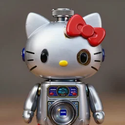 closeup portrait of tin toy robot kitty trap, depth of field, zeiss lens, detailed, symmetrical, centered, fashion photoshoot, by nicoletta ceccoli, mark ryden, lostfish, breathtaking, 8 k resolution, extremely detailed, beautiful, establishing shot, artistic, hyperrealistic, octane render