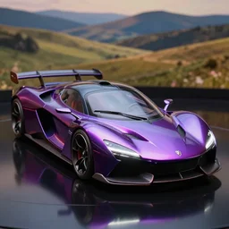 closeup macro photo of concept corvette futuristic super car on a reflective black floor, hyper detailed, smooth, high contrast, volumetric lighting, octane, jim lee, giorgetto giugiaro, craig mullins, ian callum!, vibrant rich deep color, window top, on landscape background flur