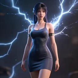 tracer in a skintight dress, octane render, rendered in octane, highly detailed, unreal engine 5, rendered by octane engine, cgsociety, trending on artstation, cinematic lightning, volumetric lightning, highly detailed - s 1 5 0