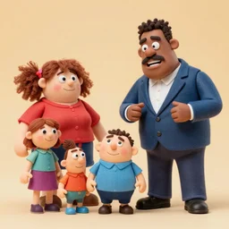 a stop motion animation still of family feud starring steve harvey, claymation, fabric, toy sized, toon
