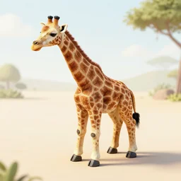a cube made of giraffe