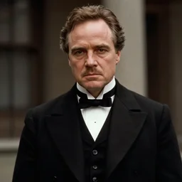 billy bob thornton as andrew johnson, united states president 1 8 6 6. still from the godfather ( 2 )