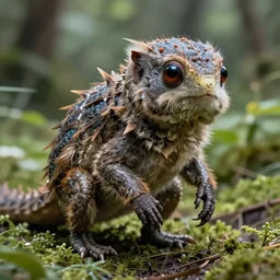 A high quality photo of a creature from codex seraphinianus as a real creature in its natural habitat, hd photography, 8k, ultra realistic