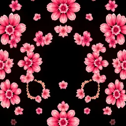 japanese abstract repeating sakura pattern crown of white diamonds, cinematic lighting, photorealistic