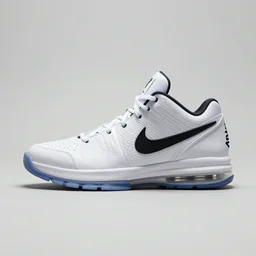 a studio photoshoot of a Nike Lebron sneaker designed by Dieter Rams, air technology, geometric, knitted mesh material, realistic, color film photography by Tlyer Mitchell, 35 mm, graflex