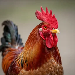 portrait of a rooster
