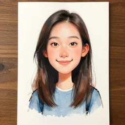a caricatured caricature of a caricature